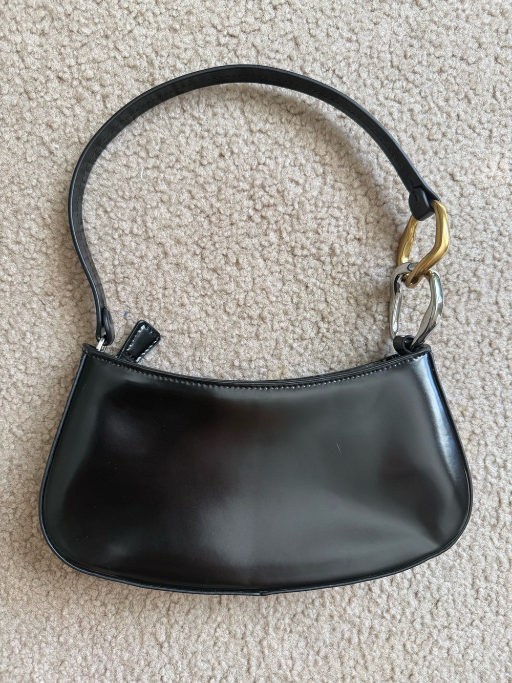 EUC STAUD Black Leather Ollie Handbag - Picture 4 of 8